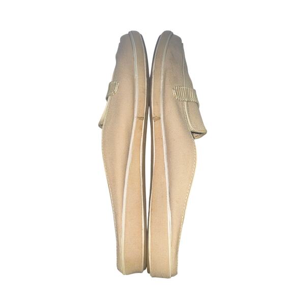 Grasshoppers Loafers Women’s Size 8.5 W Tan Canvas Slip On Comfort Shoes - Picture 7 of 9